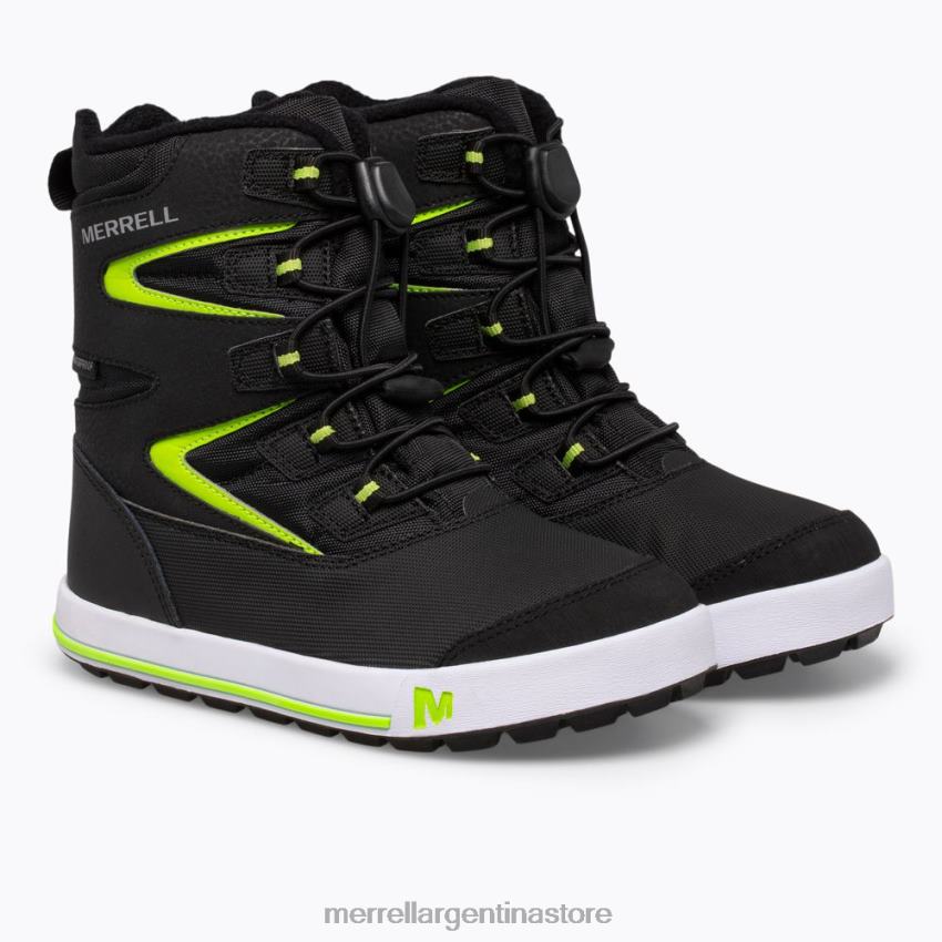 niños zapatos negro/gris/verde NL2ZZ1480 Merrell bota snow bank 3.0 (mk265035k)