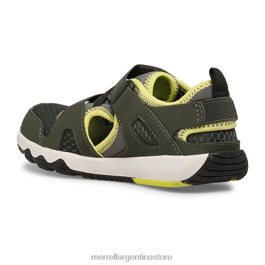 niños zapatos oliva/lima NL2ZZ1501 Merrell sandalia hydro free roam monarca (mk265670k)