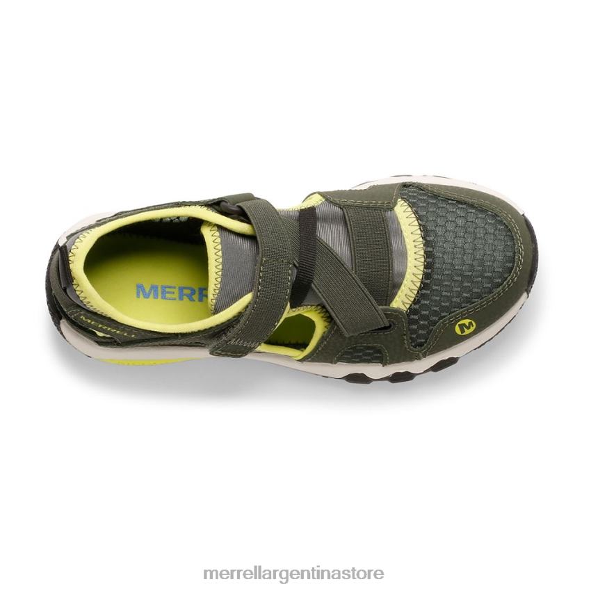 niños zapatos oliva/lima NL2ZZ1501 Merrell sandalia hydro free roam monarca (mk265670k)