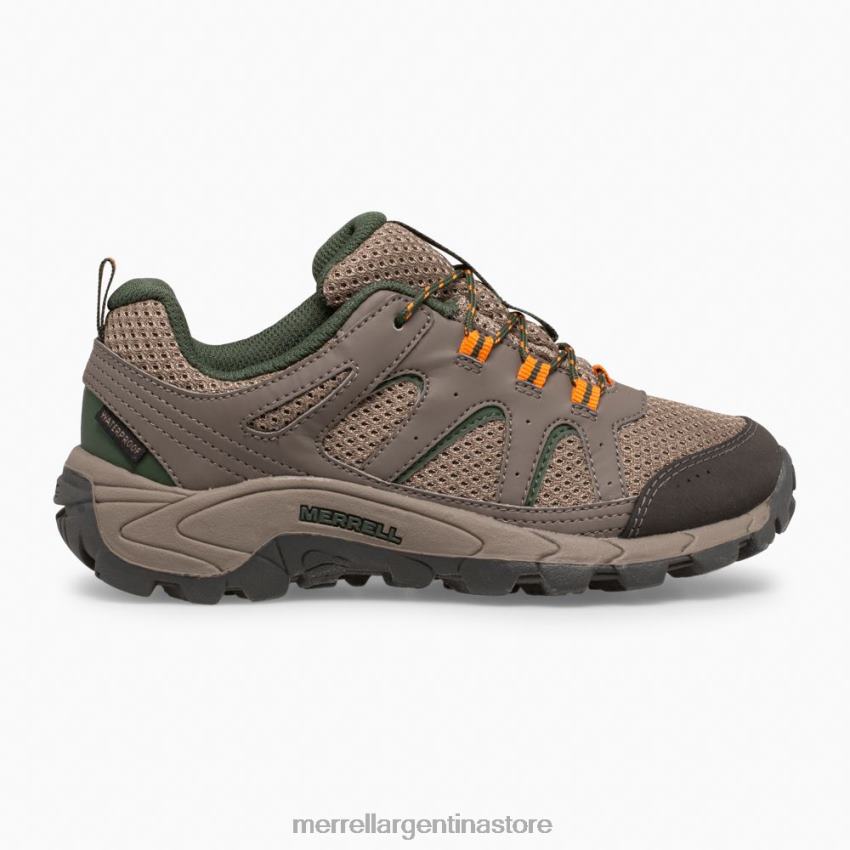 niños zapatos roca NL2ZZ1448 Merrell zapatillas impermeables con cordones bajos oakcreek (mk264771)