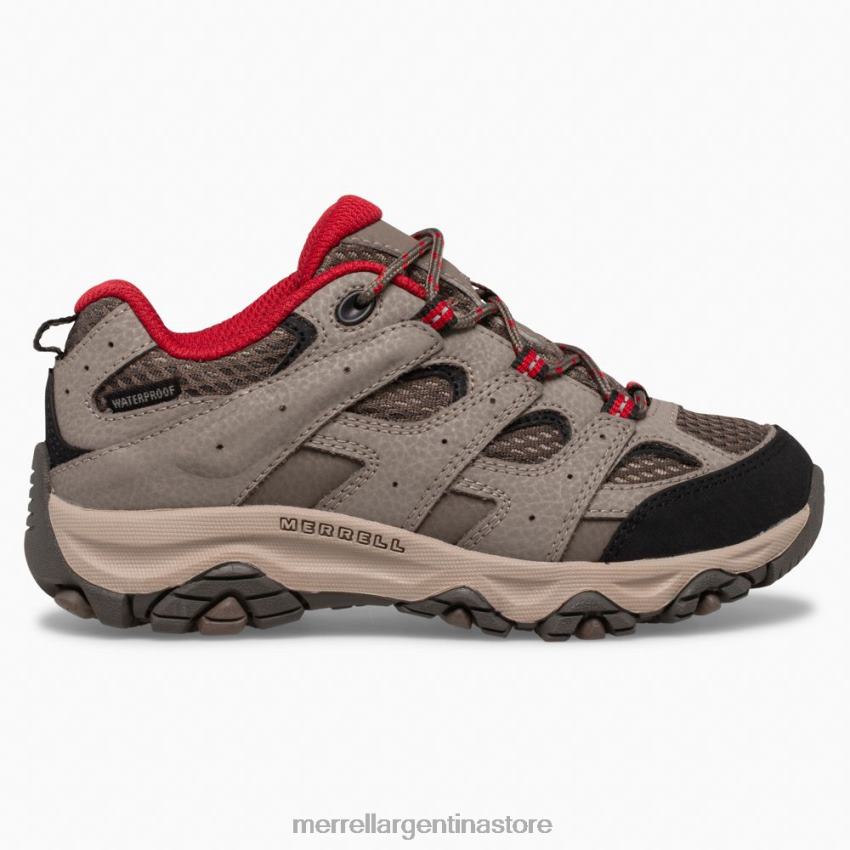 niños zapatos roca roja NL2ZZ1478 Merrell zapatillas impermeables moab 3 low lace (mk265705)