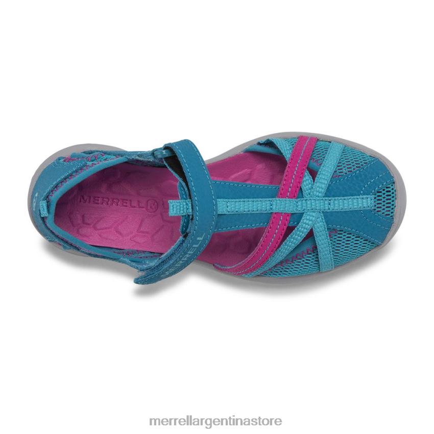 niños zapatos turquesa NL2ZZ1416 Merrell sandalia libélula (mk164456k)