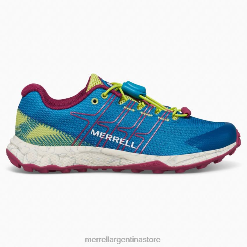 niños zapatos verde azulado/lima/fucsia NL2ZZ1389 Merrell aire acondicionado bajo de vuelo moab (mk167108)