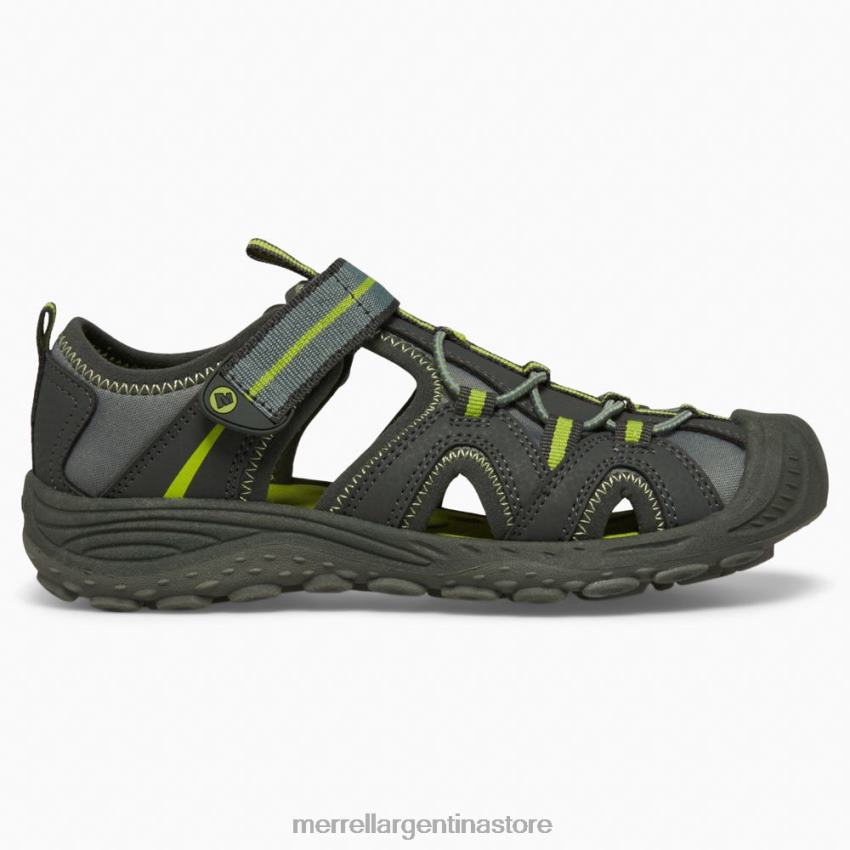 niños zapatos verde oliva NL2ZZ1476 Merrell sandalia hidro 2 (mk266973)