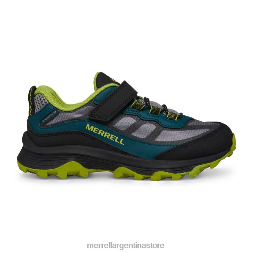 niños zapatos verde oscuro/negro NL2ZZ1365 Merrell moab speed low a/c resistente al agua (mk267111)