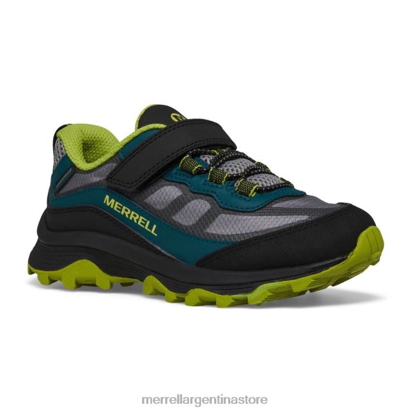 niños zapatos verde oscuro/negro NL2ZZ1365 Merrell moab speed low a/c resistente al agua (mk267111)