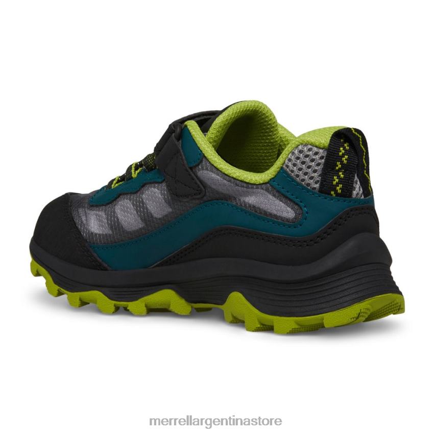 niños zapatos verde oscuro/negro NL2ZZ1365 Merrell moab speed low a/c resistente al agua (mk267111)