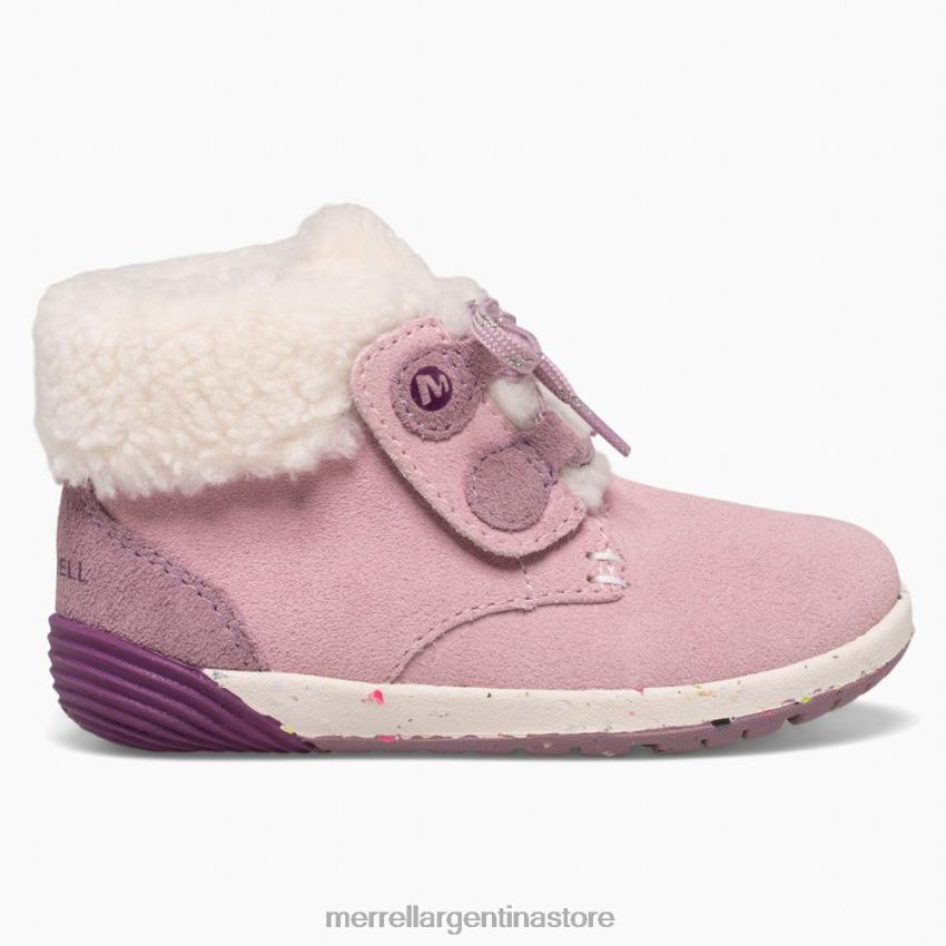niños zapatos Rosa empolvado NL2ZZ1467 Merrell pasos desnudos cacao jr. arranque (ml166246)