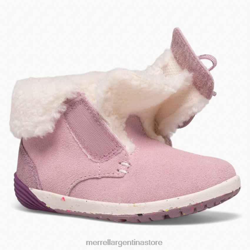 niños zapatos Rosa empolvado NL2ZZ1467 Merrell pasos desnudos cacao jr. arranque (ml166246)