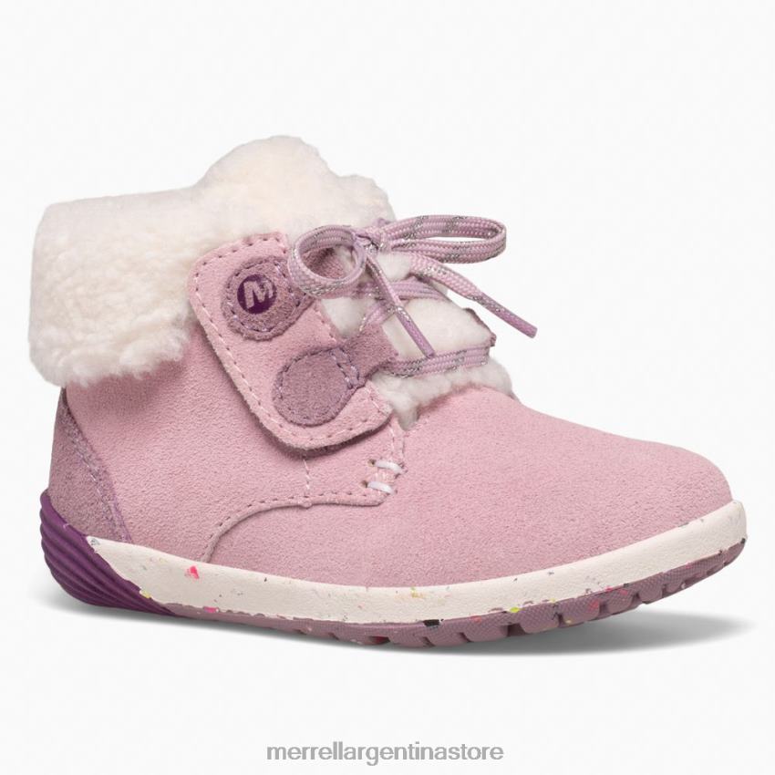 niños zapatos Rosa empolvado NL2ZZ1467 Merrell pasos desnudos cacao jr. arranque (ml166246)