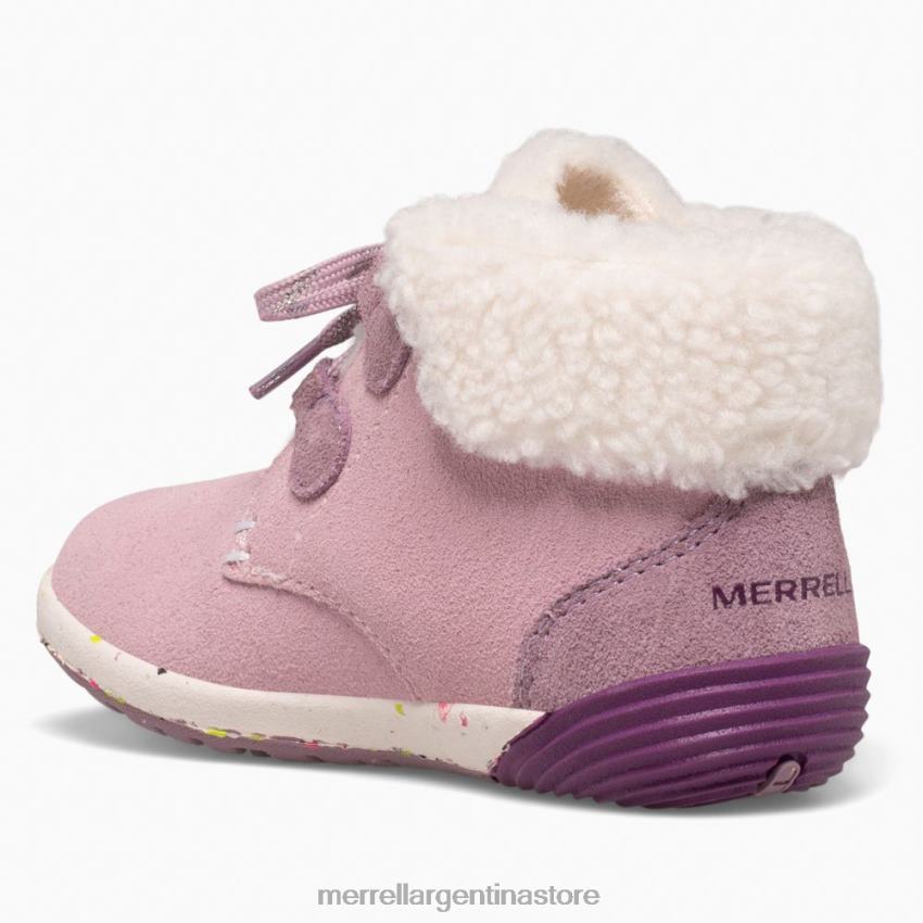 niños zapatos Rosa empolvado NL2ZZ1467 Merrell pasos desnudos cacao jr. arranque (ml166246)