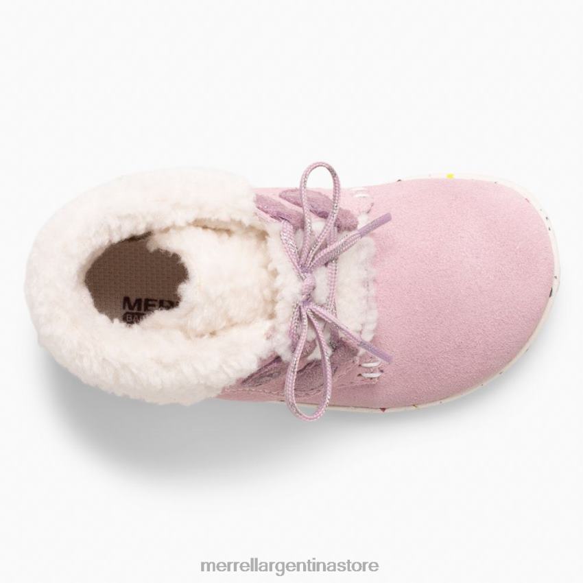 niños zapatos Rosa empolvado NL2ZZ1467 Merrell pasos desnudos cacao jr. arranque (ml166246)