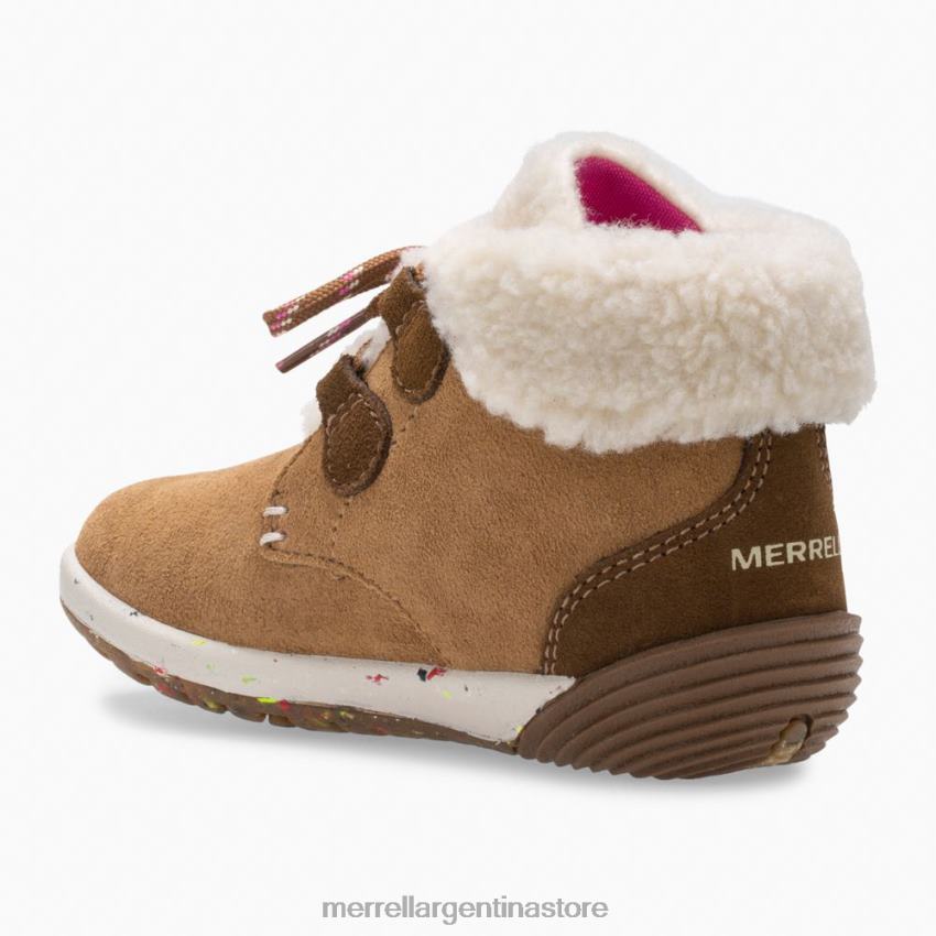 niños zapatos ante castaño NL2ZZ1468 Merrell pasos desnudos cacao jr. arranque (ml163228)