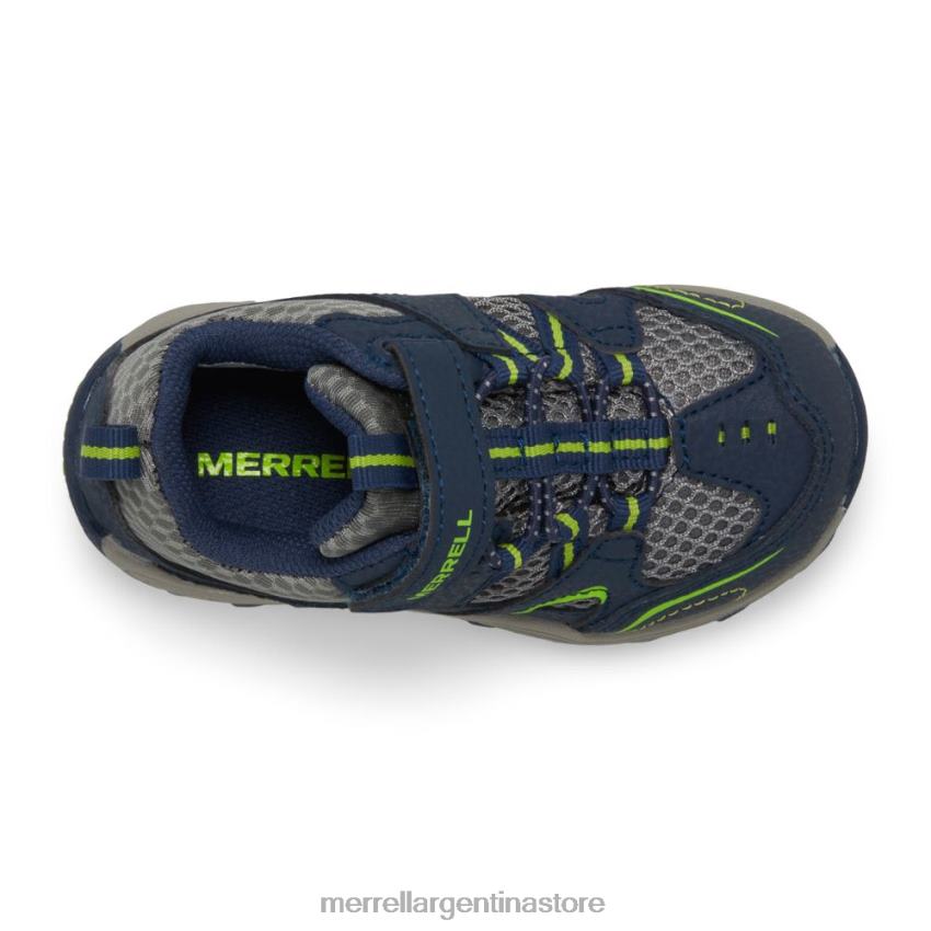 niños zapatos azul marino/verde NL2ZZ1344 Merrell cazador de senderos jr. zapato (ml260888)