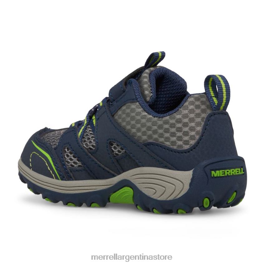 niños zapatos azul marino/verde NL2ZZ1344 Merrell cazador de senderos jr. zapato (ml260888)
