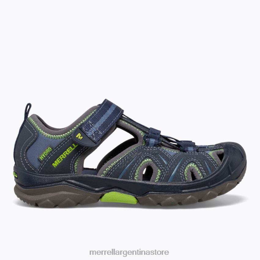 niños zapatos azul marino / verde NL2ZZ1408 Merrell sandalia hidro (mc53375)