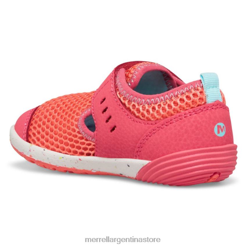 niños zapatos coral NL2ZZ1393 Merrell zapatillas bare steps h2o (ml166804)