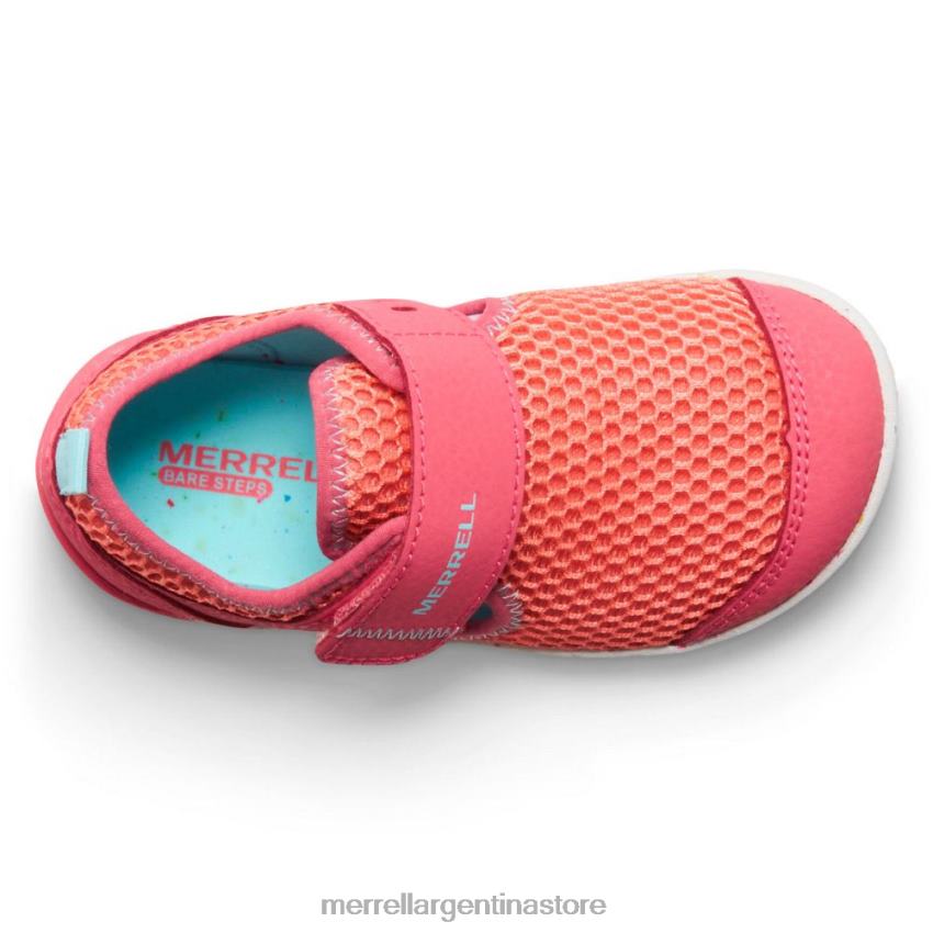 niños zapatos coral NL2ZZ1393 Merrell zapatillas bare steps h2o (ml166804)