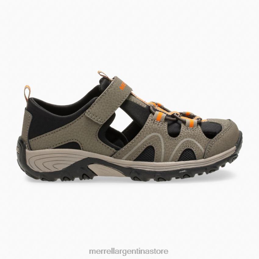 niños zapatos humo de pistola NL2ZZ1486 Merrell sandalia hydro tetón (mk262021)