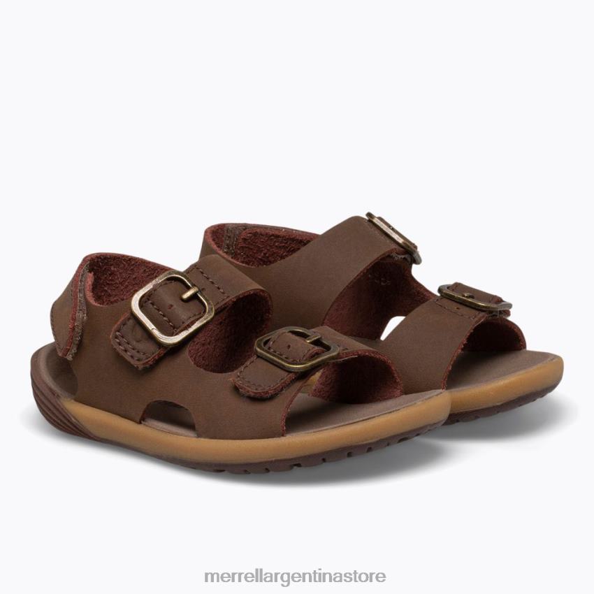 niños zapatos marrón NL2ZZ1401 Merrell sandalia pasos desnudos (ml261230)
