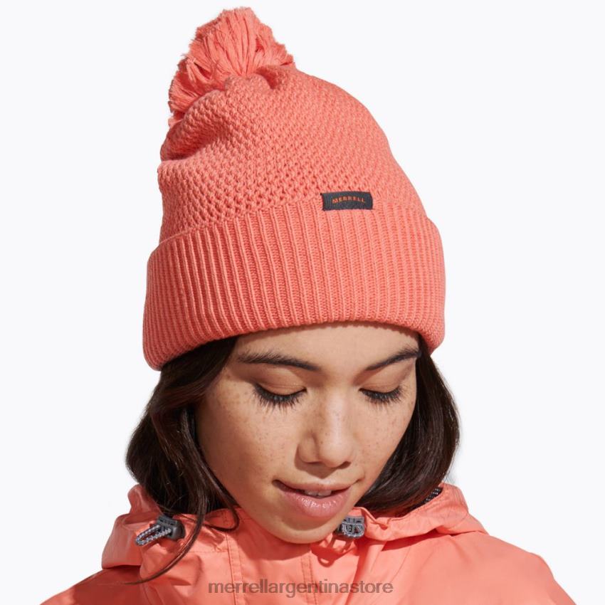 unisexo accesorios ceniza rosa NL2ZZ374 Merrell gorro con pompón waffle (jaf26648-627)