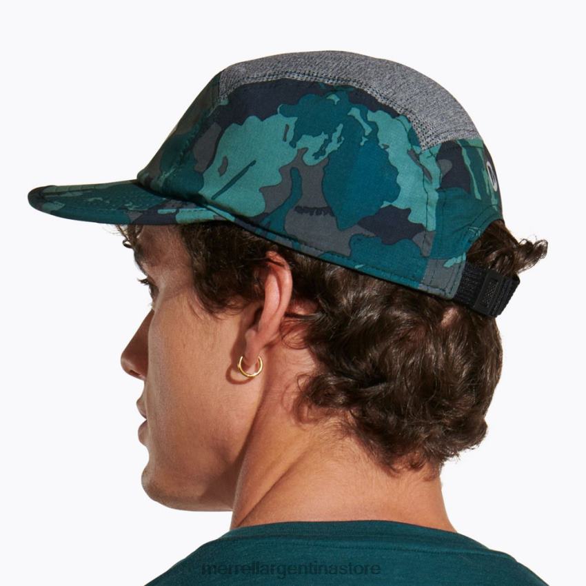 unisexo accesorios estampado de hojas de musgo de mar NL2ZZ393 Merrell gorra de trail running (jaf26640-330)