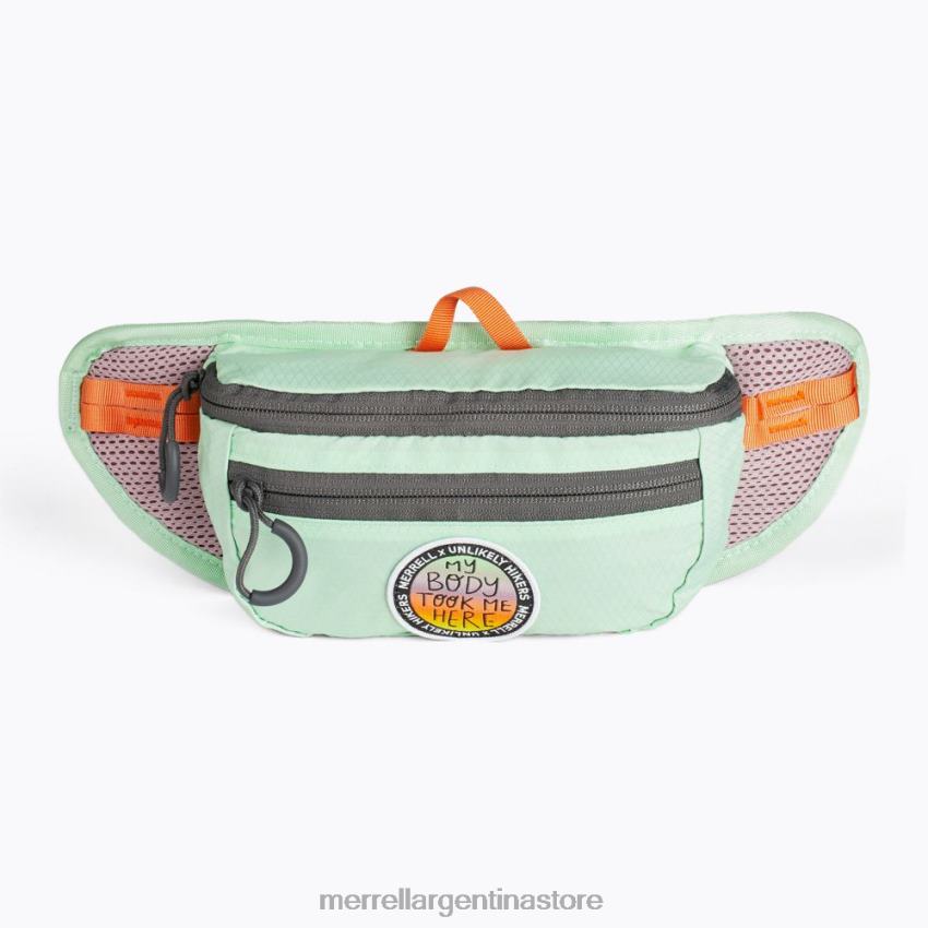 unisexo accesorios niebla verde NL2ZZ373 Merrell Paquete lumbar Crest de 1,5 l para excursionistas improbables (jas26687-330)