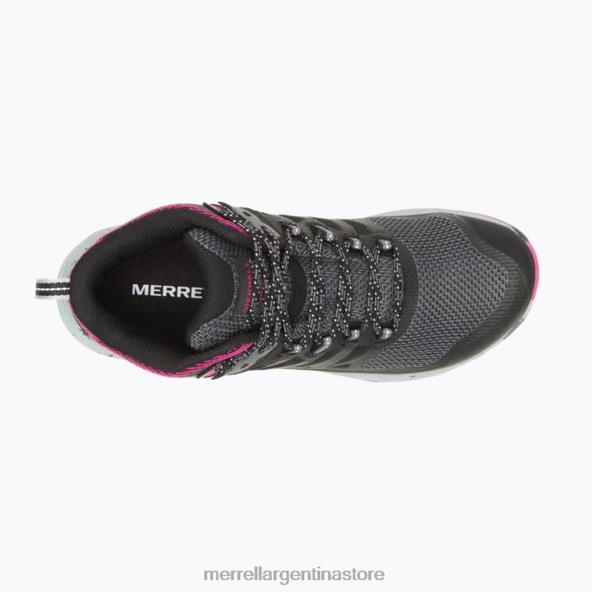 unisexo zapatos negro/fucsia NL2ZZ1084 Merrell antora 3 mid impermeable (j067582)