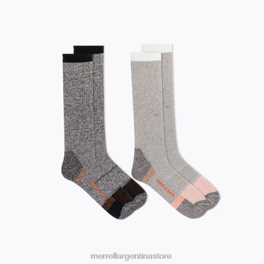 unisexo accesorios asistente de carbón NL2ZZ316 Merrell Paquete de 2 calcetines con puntera de acero resistente (jss26717-012)