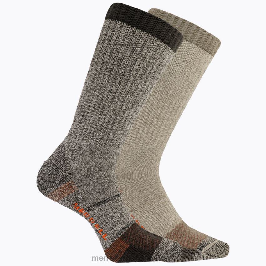unisexo accesorios asistente marrón NL2ZZ315 Merrell Paquete de 2 calcetines con puntera de acero resistente (jss26717-238)