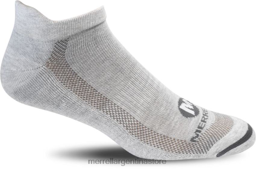 unisexo accesorios ayudante de brezo gris NL2ZZ361 Merrell paquete de 3 calcetines reciclados con lengüeta de corte bajo (jsf24606-041)