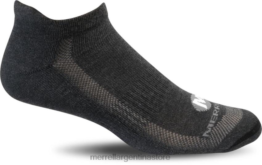 unisexo accesorios ayudante de brezo gris NL2ZZ361 Merrell paquete de 3 calcetines reciclados con lengüeta de corte bajo (jsf24606-041)