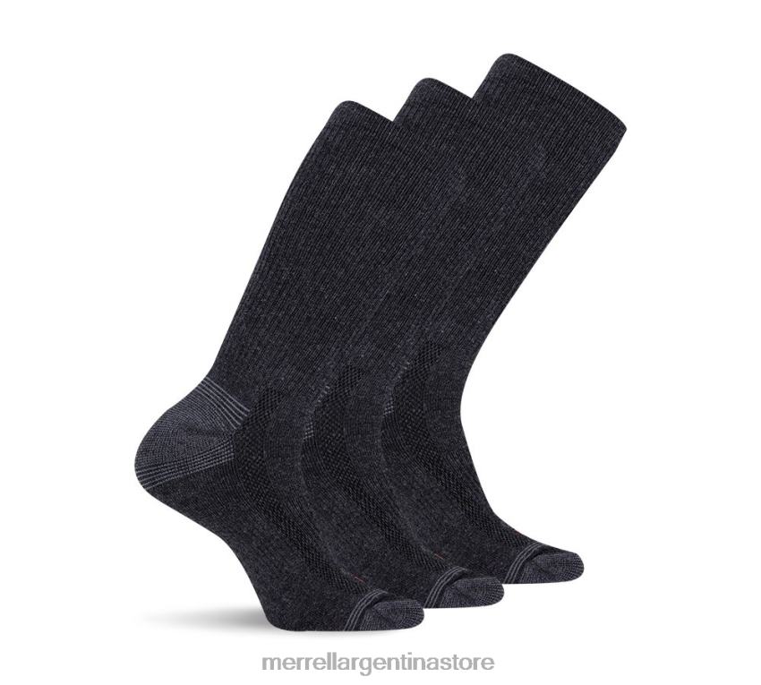 unisexo accesorios negro NL2ZZ771 Merrell paquete de 3 calcetines para excursionistas (jsf24699-012)